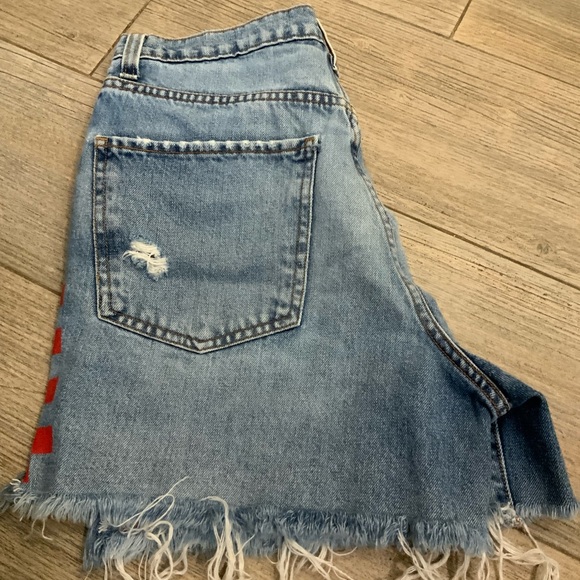 AVIATOR NATION denim cutoffs - Picture 4 of 14